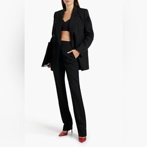 ISABEL MARANT - Wool-crepe slim-leg pants